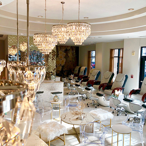 Modern Nail Bar Navy Yard is a contemporary, luxurious setting for your next manicure, pedicure or waxing service.